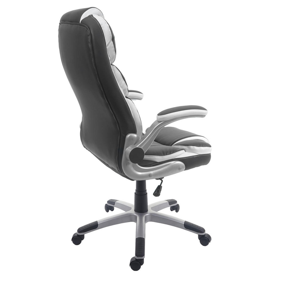 DREHSTUHL HxBxT 120x68x74cm Sitzhöhe 47cm Kunstleder Schwarz - Schwarz, Kunststoff (68/120/74cm) - PROREGAL