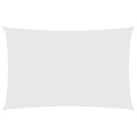 SONNENSEGEL Oxford-Gewebe Rechteckig 4x7 m Weiß - Weiß, Textil (700/400cm) - furnicato