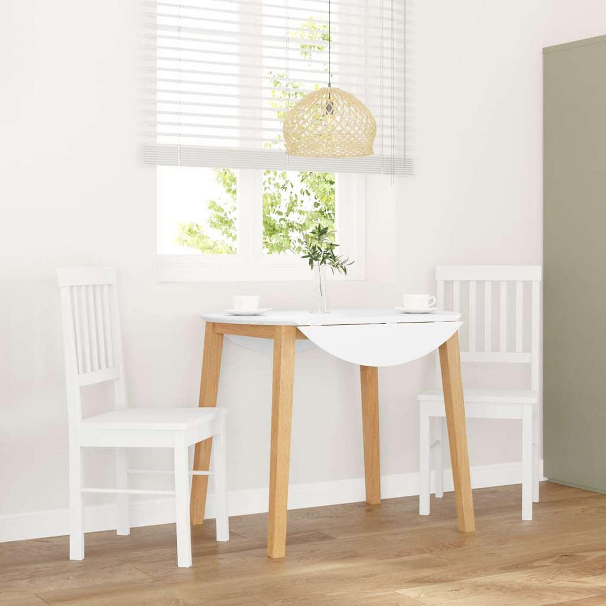 STUHL-SET 2 Stk Sturmhainbach 42.5/90/44.5 cm - Weiß, Holz (42.5/90/44.5cm) - ZMH