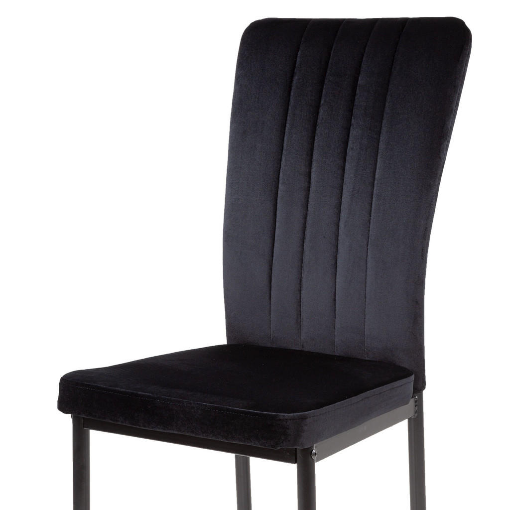 Thumbnail - Albatros Stuhl, Schwarz, Textil, 42x96x43 cm, Esszimmer, Stühle, Esszimmerstühle, Vierfußstühle