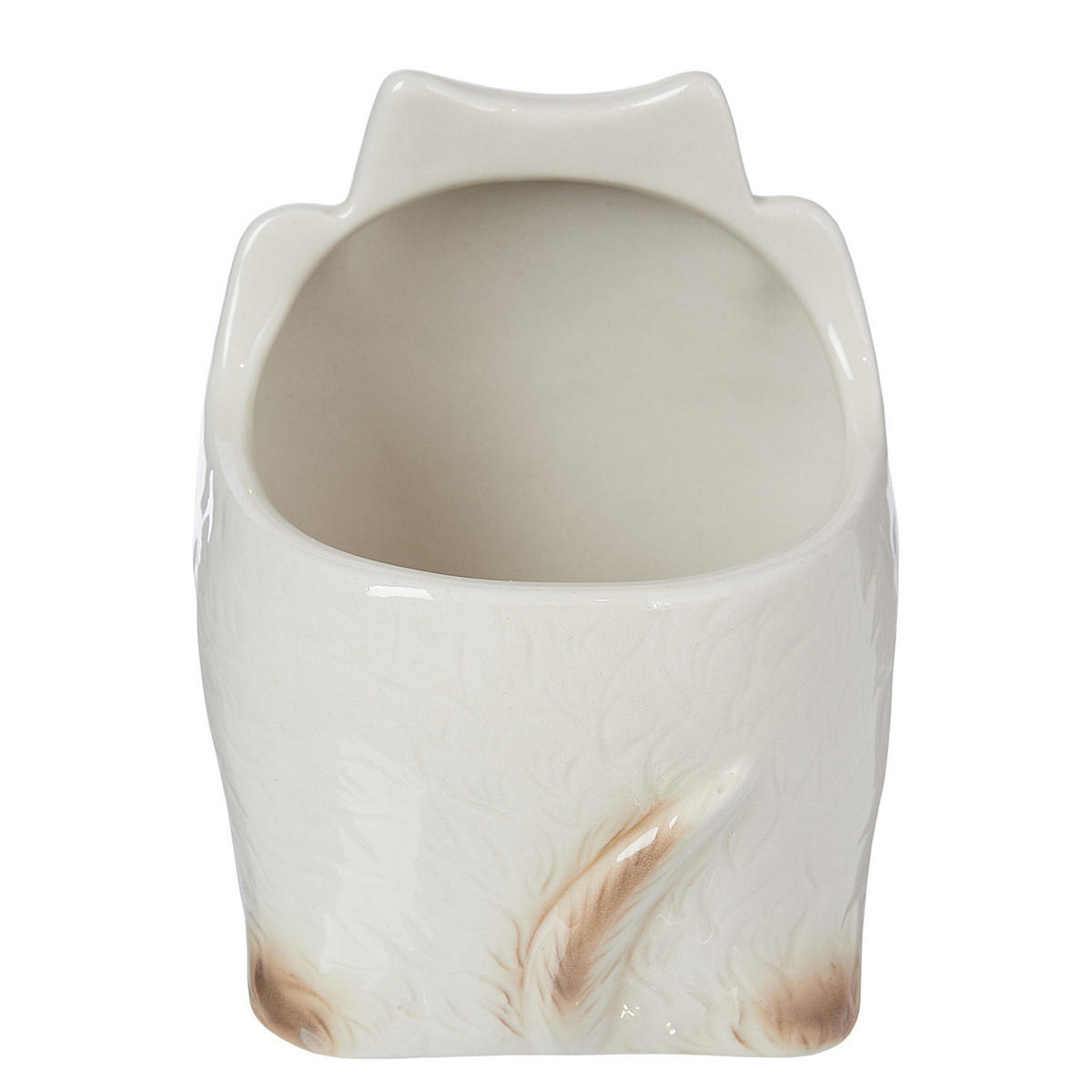 BLUMENÜBERTOPF Kitty - Beige, Keramik (14cm) - Butlers