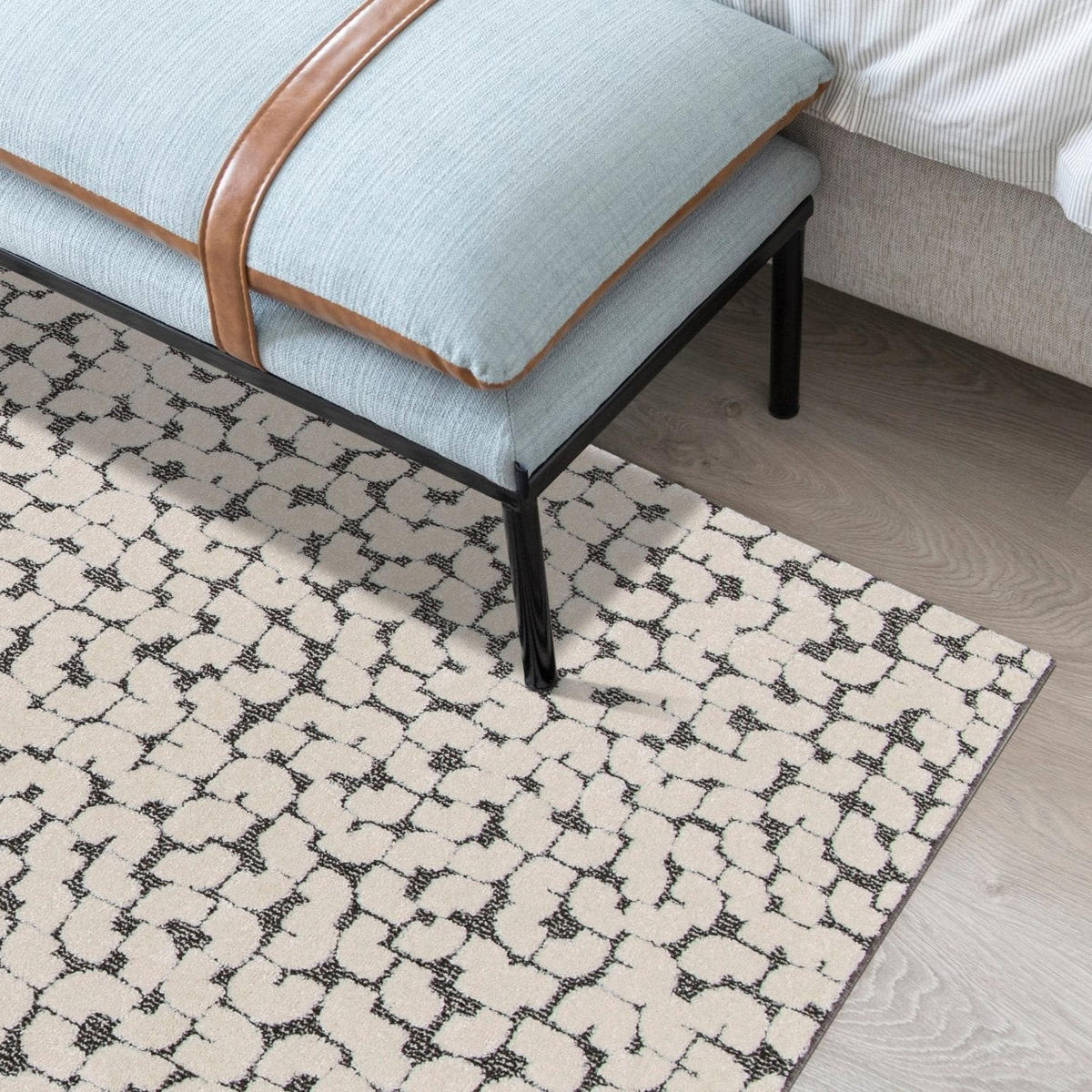TEPPICH ultrafein mit Skulptureffekt grau - Grau, Textil (200/290cm) - AFK Living