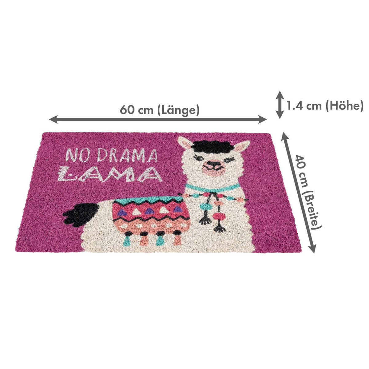 KOKOSMATTE COCO STYLE - Pink, Textil (40/60cm) - Astra