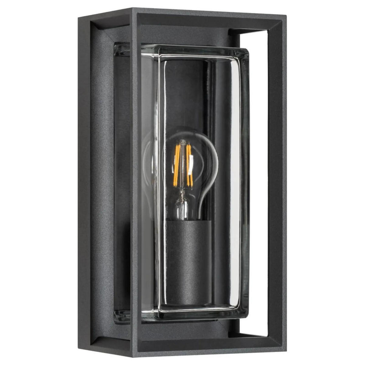 WAND- & DECKENLEUCHTE Graphit - Graphitfarben, Metall (13.1/25.6/11.8cm) - click-licht