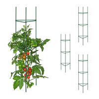 4XRANKHILFE - Dunkelgrün, Kunststoff/Metall (32/120/32cm) - Relaxdays