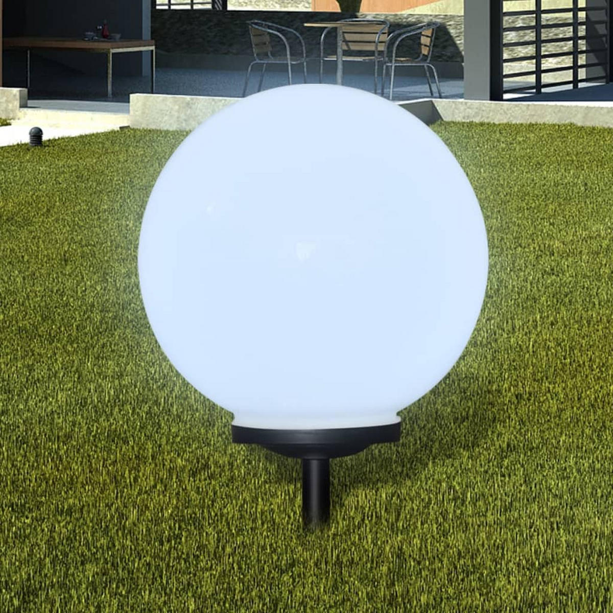 WEGELEUCHTE Led 40 Cm Mit Erdspiess - Weiß, Kunststoff (40/40/61cm) - vidaXL