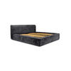 POLSTERBETT aus Polstermaterial Polopos 160x200 cm, Schwarz - Schwarz, Textil (160/200cm) - Meblito