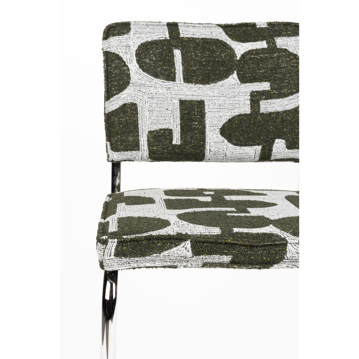 ESSZIMMERSTUHL Ridge Deco Symbols Kink Grün - 2 er Set - Grün, Kunststoff (48/85/50cm) - Zuiver