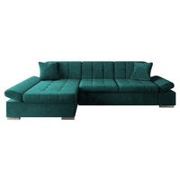 ECKSOFA Malwi, Seite: Links - Bronzefarben, Holz/Textil (278/161cm) - MIRJAN24