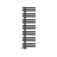 KOUPELNOVÝ radiátor Iron EM 500 x 1600 mm antracitový s průchozím ventilem - antracitová, kov (50/160/3cm) - LuxeBath