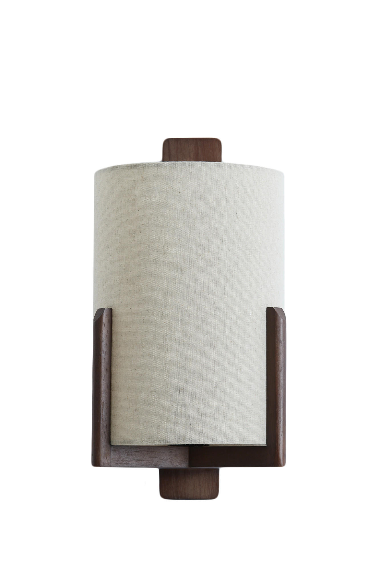 WANDLEUCHTE Litto Braun Ø22/36 cm - Braun, Holz (18/36/22cm) - Light & Living