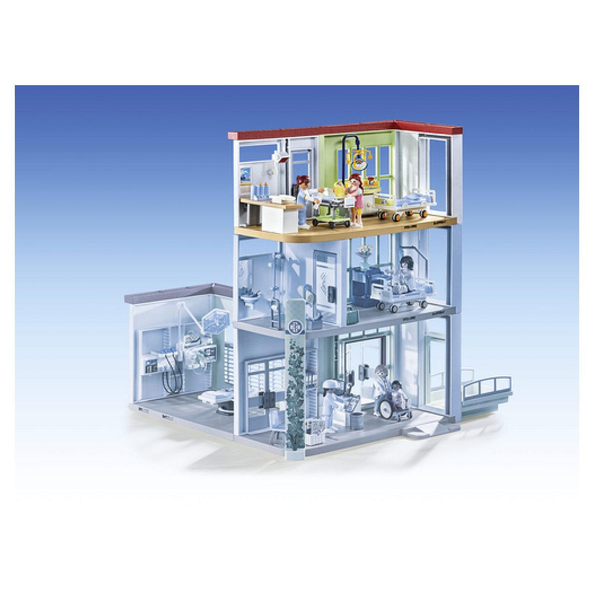SPIELSET Das Entbindungszimmer - Blau, Kunststoff (9/19/35cm) - Playmobil