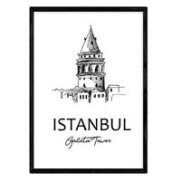 POSTER Städte Denkmäler Istanbul A3 Rahmenlos - Klar, Papier (29.7/5/42cm) - Nacnic