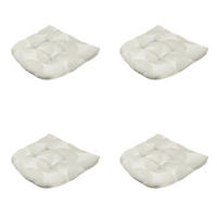 SITZKISSEN Napels - Beige - 46/46/6 cm - 4er-Set - Beige, Textil (46/6/46cm) - Madison