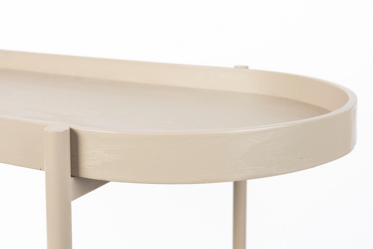 BEISTELLTISCH Amaya - Beige - 39/85/76 cm - Beige, Holz (39/85/76cm)