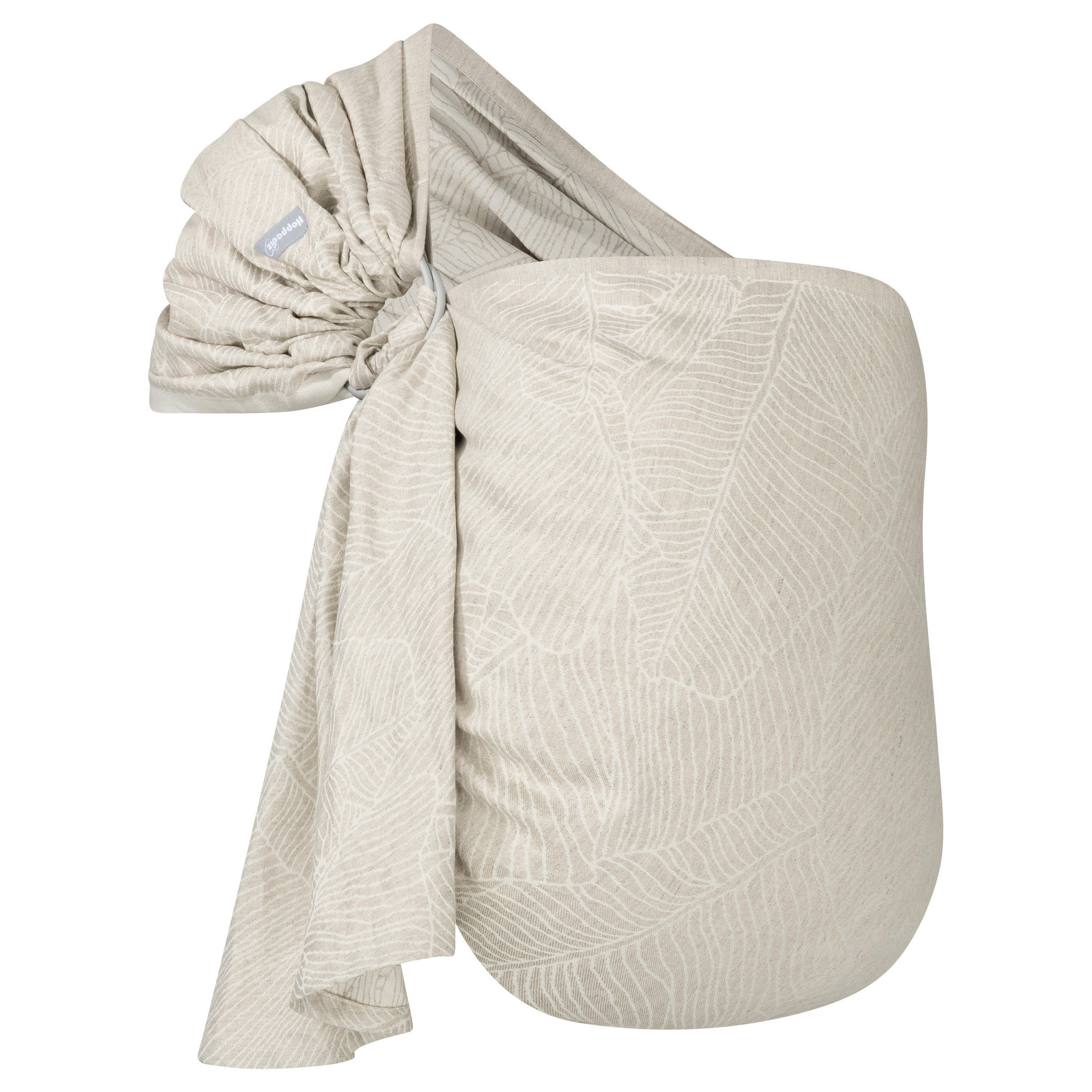 BABYTRAGETUCH Ring-Sling kbA - Sandfarben/Creme, Textil (70/0.1/200cm) - Hoppediz