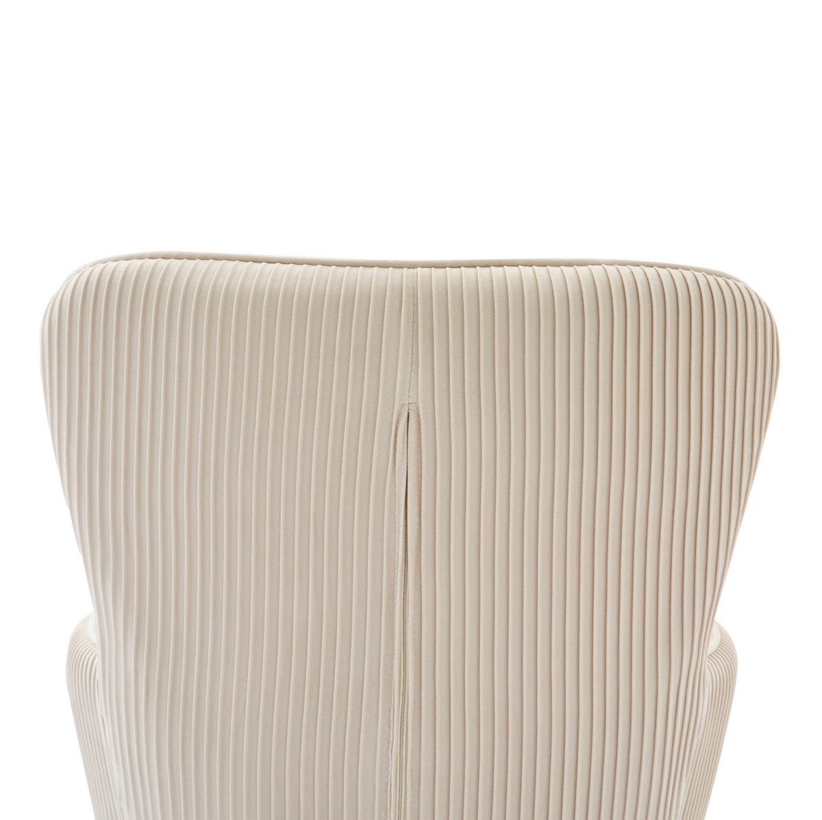 STUHL 6er-Set mit Armlehnen Samt Beige Metallbeine - Beige, Metall (53/83/57.2cm) - Meubliv