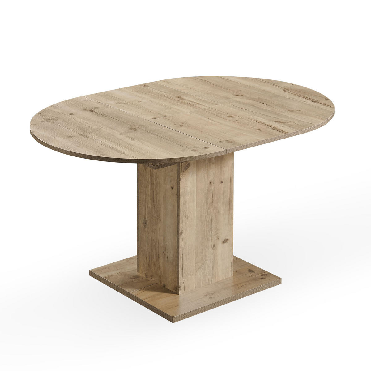ESSTISCH WIM 100-140/100/74 cm - Sandfarben/Eiche San Remo, Holzwerkstoff (100/100/74cm) - B&D Home
