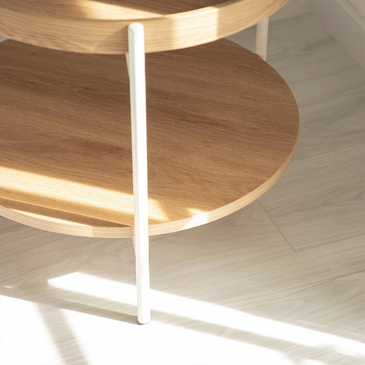 BEISTELLTISCH Dan Natürlich 50 cm x 45 cm 2er-Set - Naturfarben, Holzwerkstoff (50/50/45cm) - Klast Home