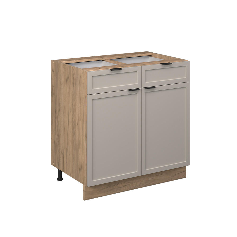 Vicco SPODNÍ SKŘÍŇKA KUCHYŇSKÉ LINKY Fame-Line GreyBeige 80 cm bez pracovní desky