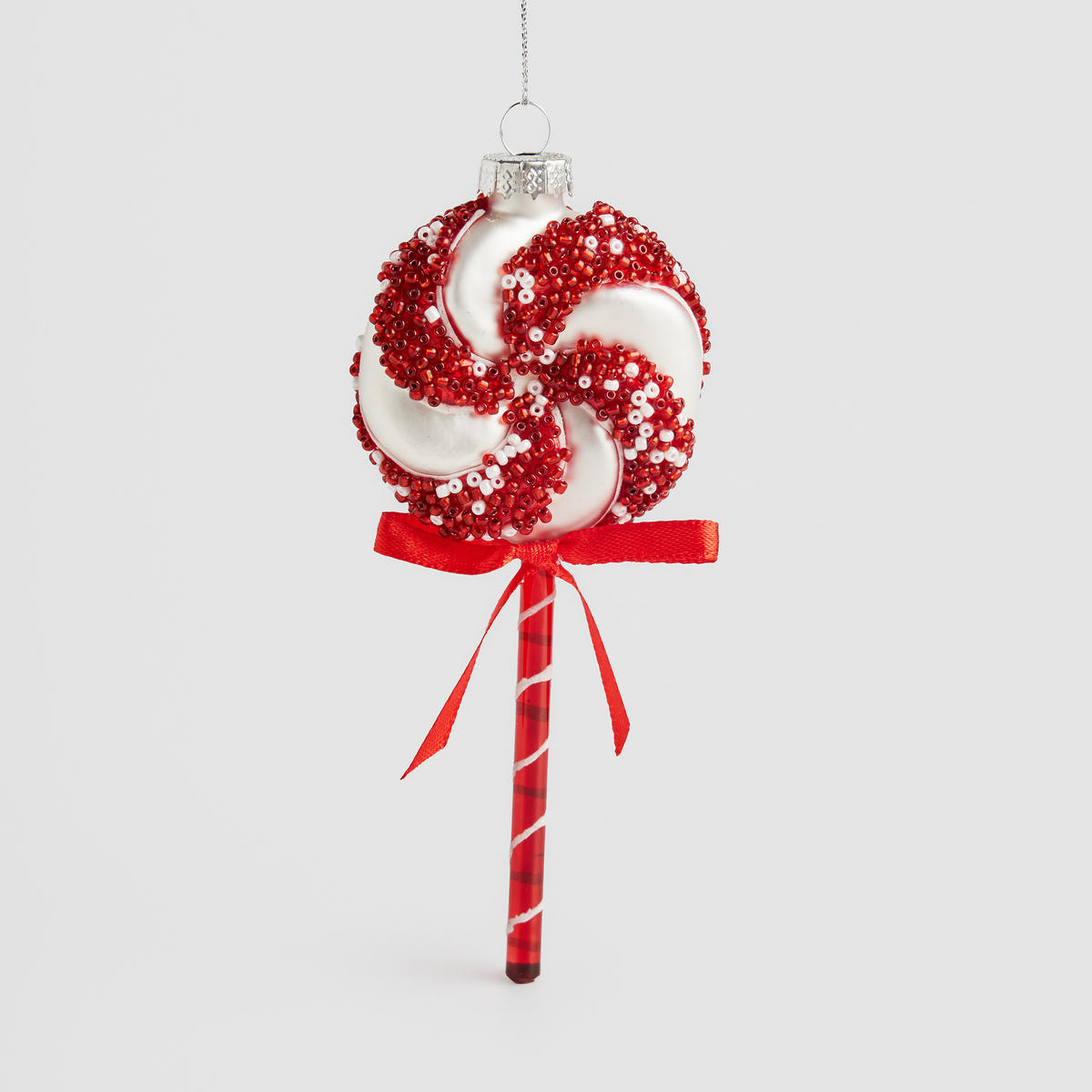 GLASKUGELSET Xmasstick - Rot, Glas (6/19/3cm) - home&you