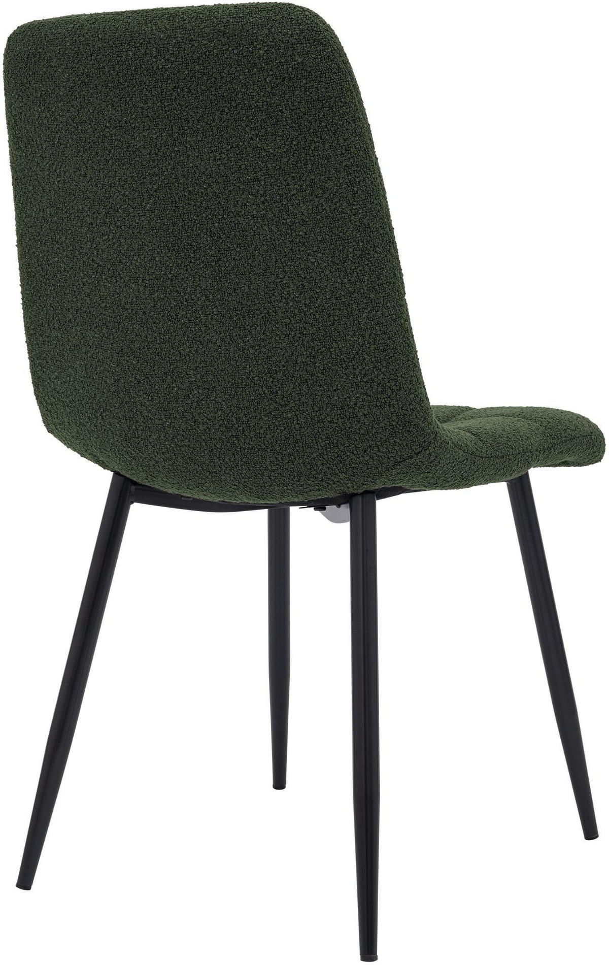 ESSZIMMERSTUHL Stoff Grün - Schwarz/Grün, Textil/Metall (45/84/55cm) - CLP