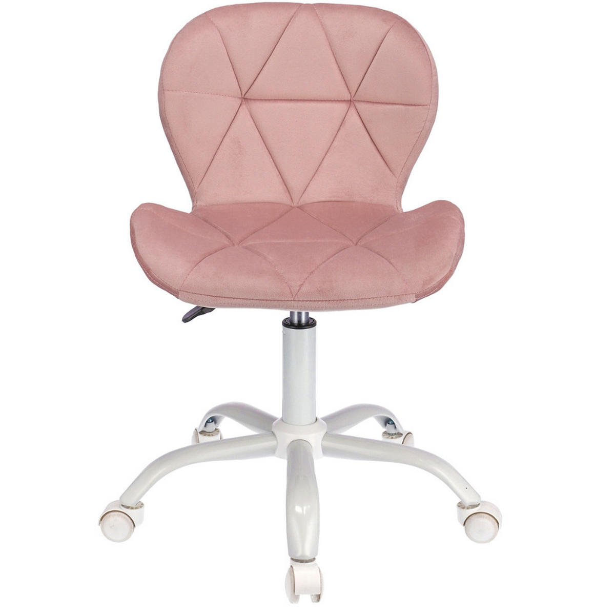 DREHSTUHL ENDO - rosa - Pink/Weiß, Kunststoff/Metall (46/85/52cm) - JuMi