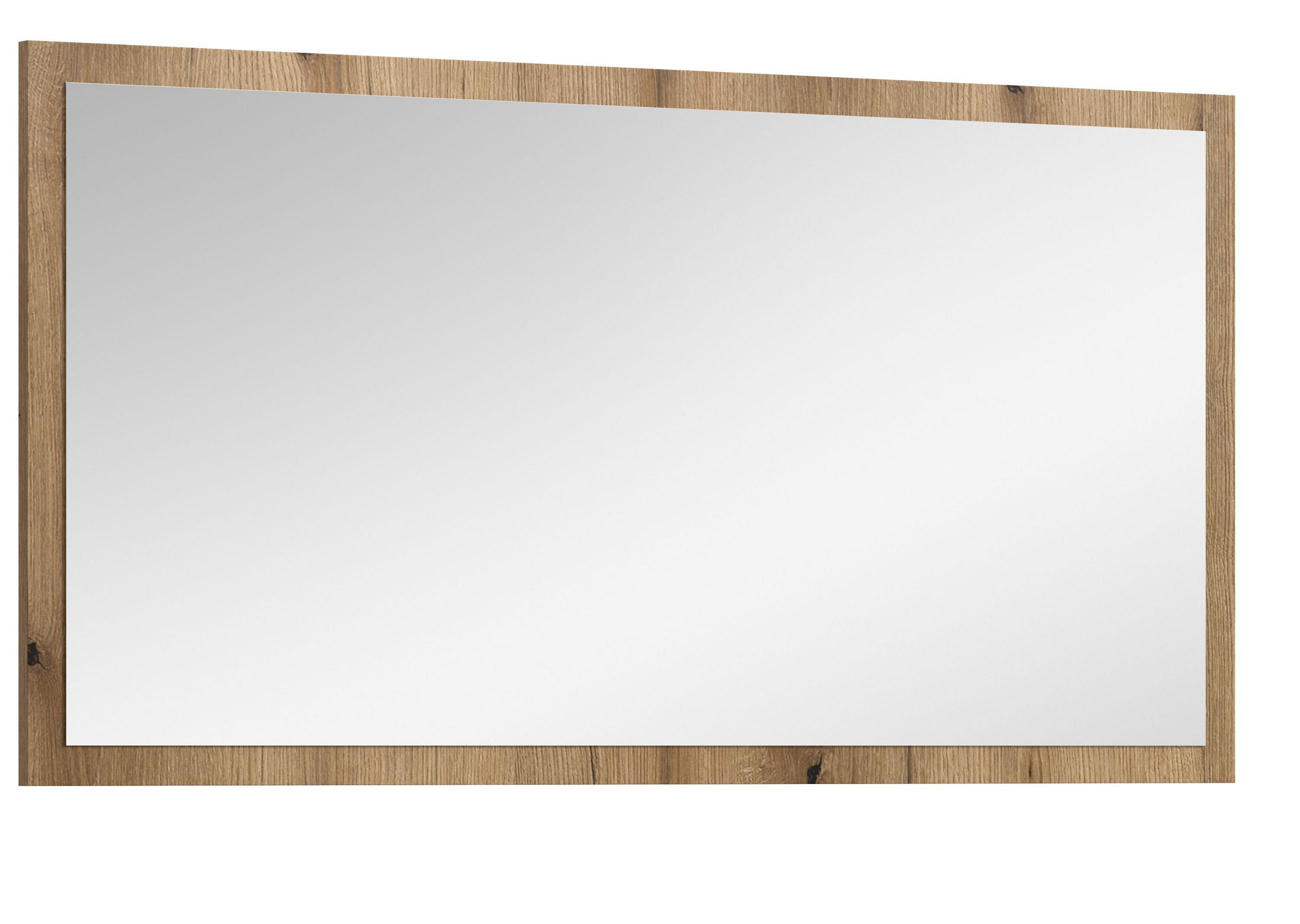 SPIEGEL Luv (B/H/T: ca. 106/55/2 cm) in Evoke Oak Nachbildung/Spiegelglas - Eichefarben, Glas (106/55/2cm)