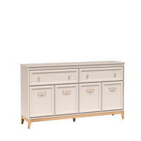 KOMMODE CUNEO 179/100/40,5cm mit 2 Schubladen 4 Türen Kaschmir - Kaschmir, Holzwerkstoff (179/100/40.5cm) - MASSENO