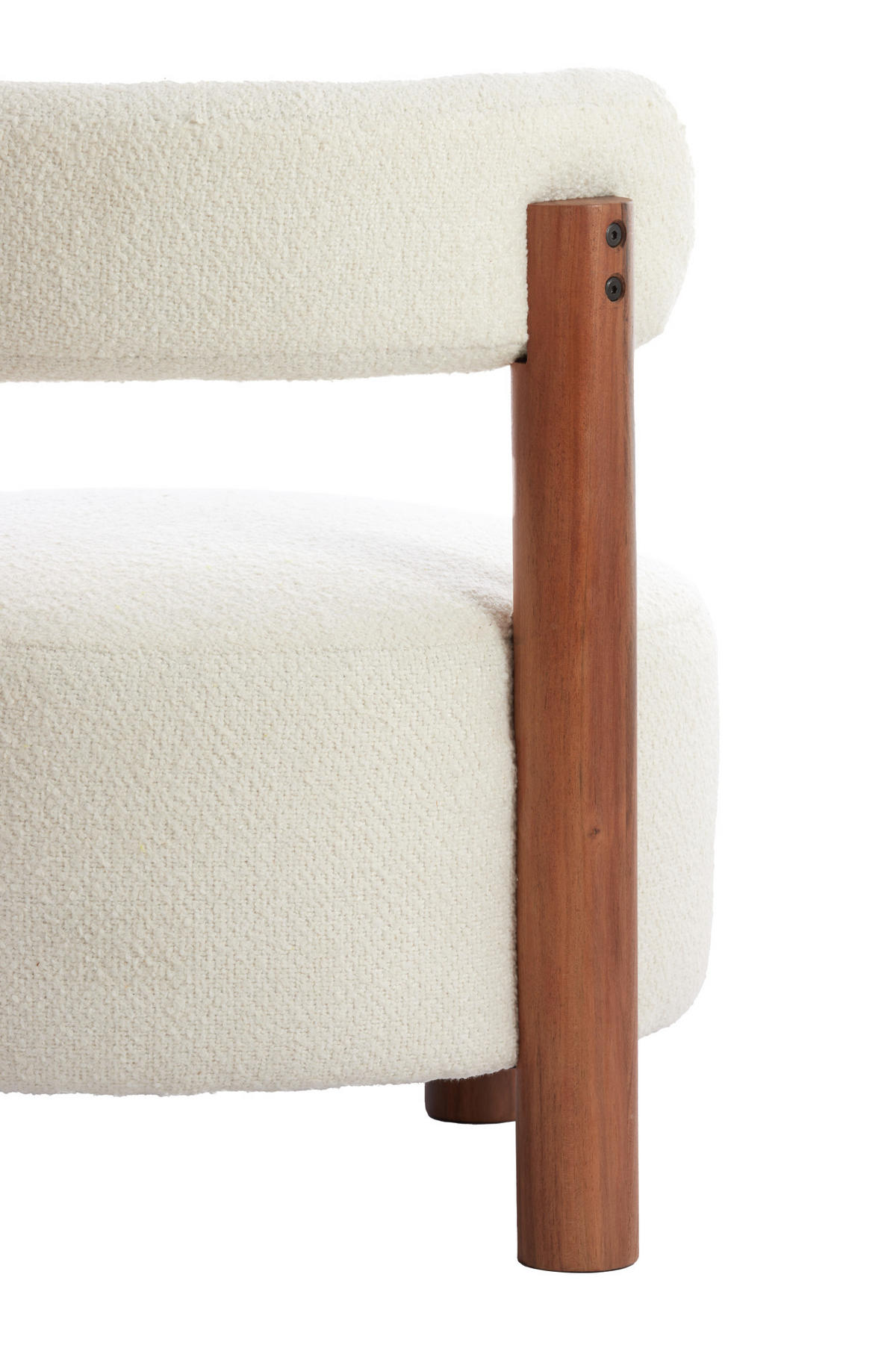 SESSEL Ferentino Braun Ø74/74 cm - Braun, Holz (74/74/74cm) - Light & Living