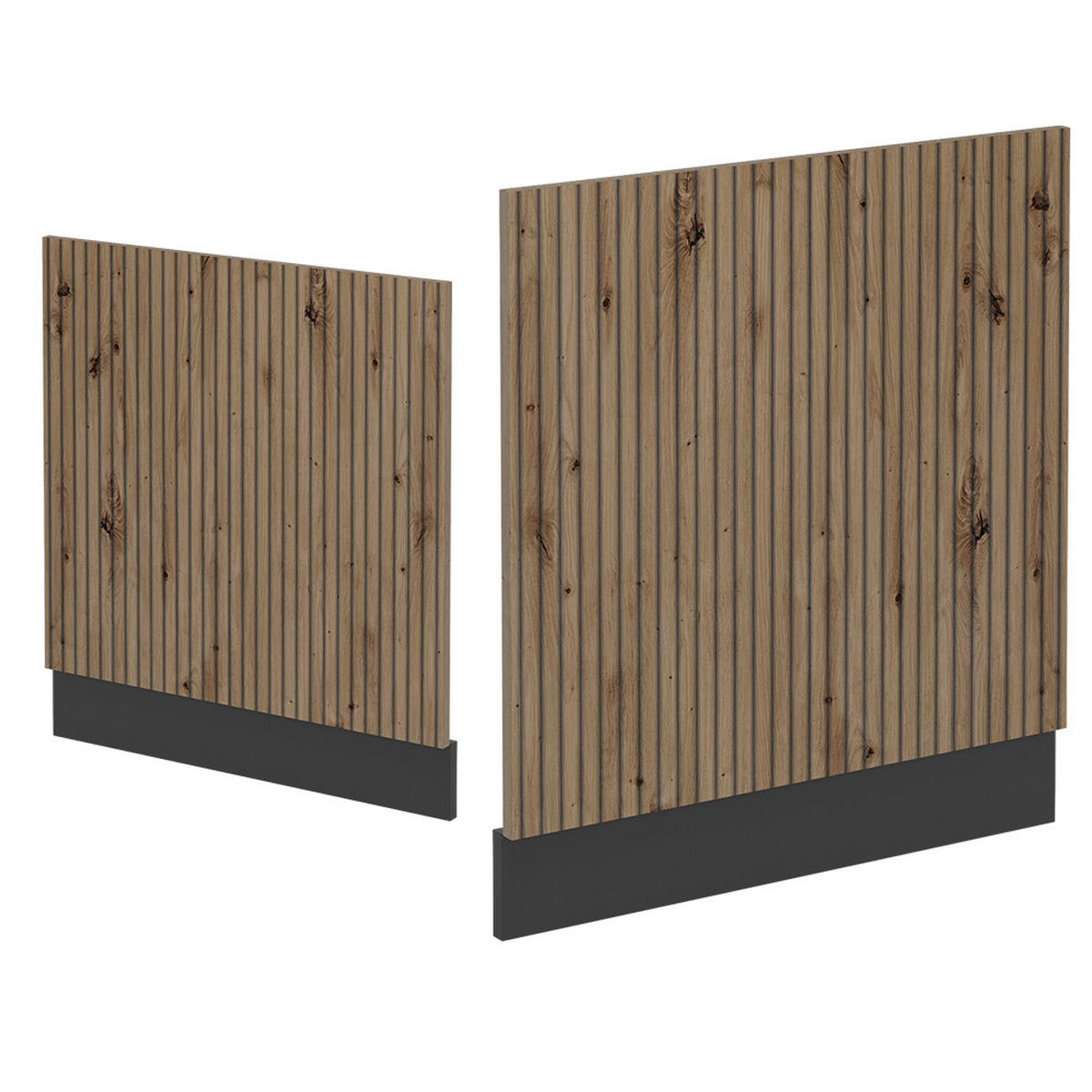 FRONTBLENDE R-Line Artisan-Eiche 60 cm, AP Anthrazit - Anthrazit/Eiche Artisan, Holzwerkstoff (60/57.2/1.6cm) - Vicco