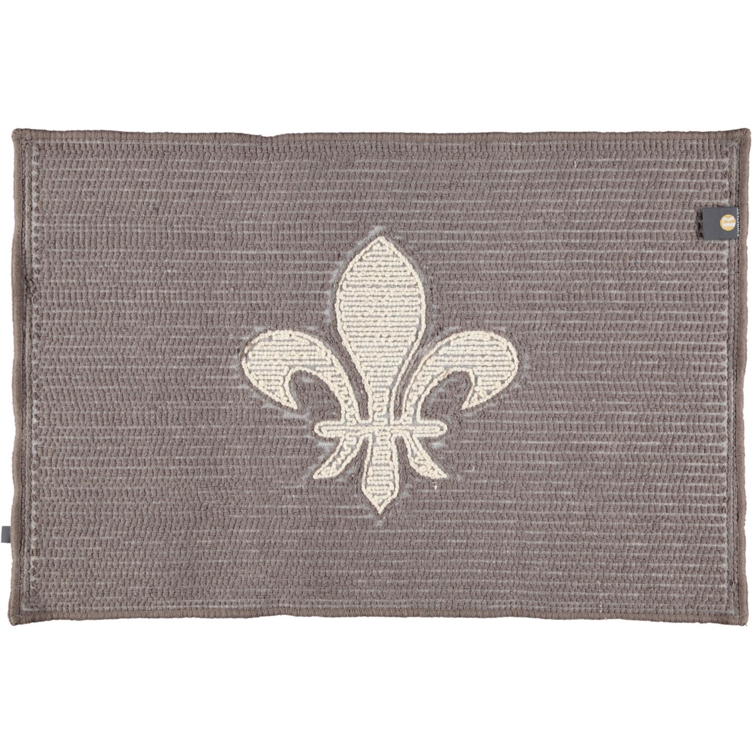 BADTEPPICHE LILIE MOOR-ECRU - 1373 - Braun, Textil (60/90cm) - Rhomtuft