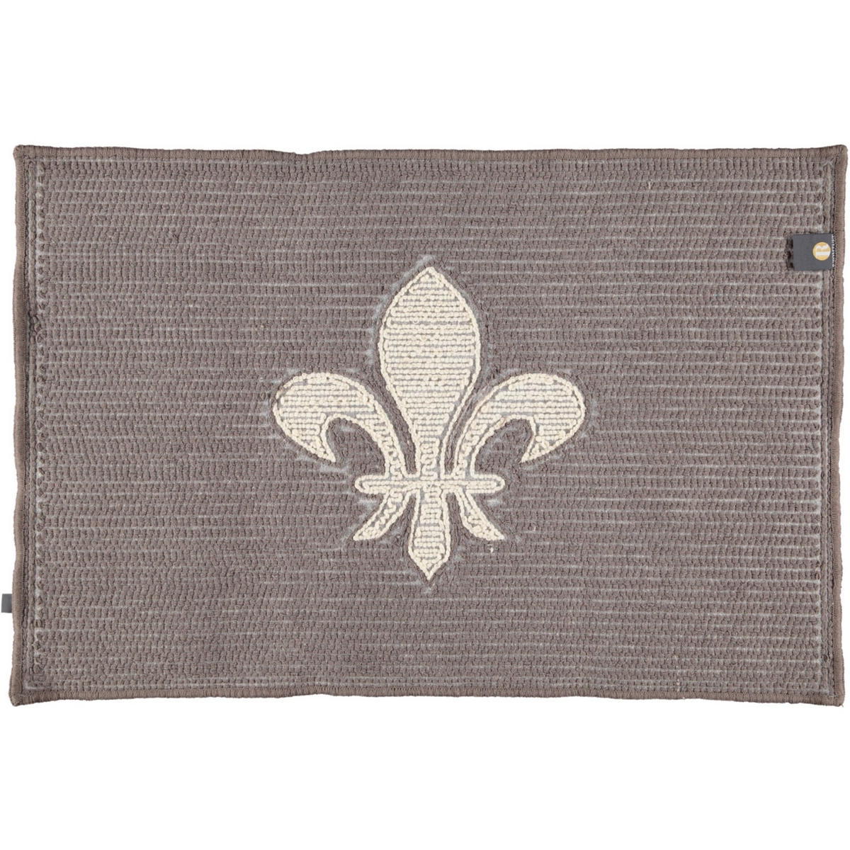 BADTEPPICHE LILIE MOOR-ECRU - 1373 - Braun, Textil (60/90cm) - Rhomtuft