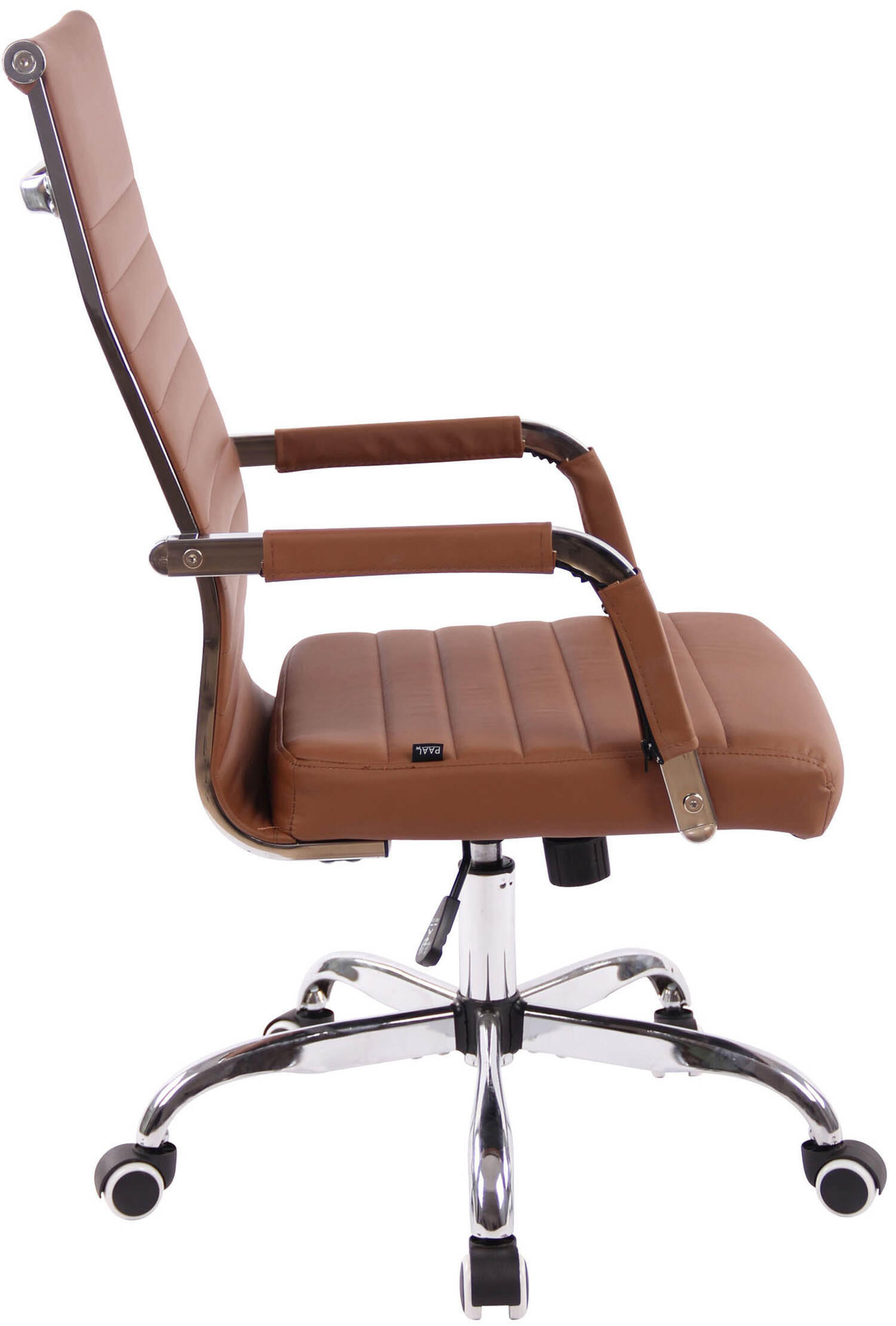 Thumbnail - TPFLiving Bürostuhl, Hellbraun, Textil, 51x106x63 cm, Arbeitszimmer, Bürostühle, Drehstühle
