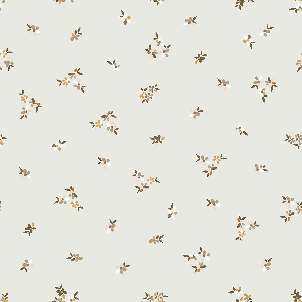 VLIESTAPETE Braylynn, kleine Blumen 50 cm x 10 m, Grün - Grün, Papier (50/1000cm) - Lilipinso