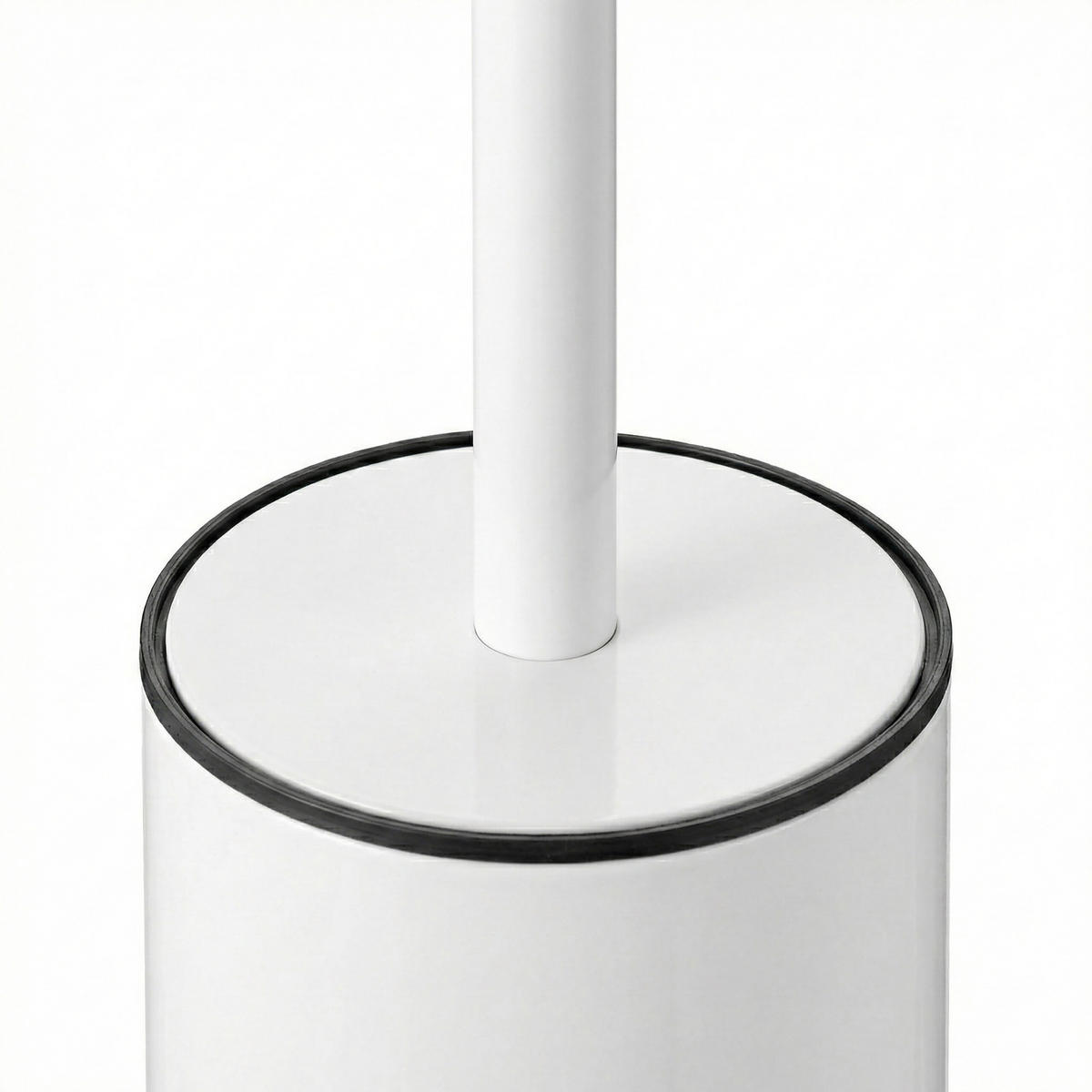 TOALETNÍ štětka - bílá, kov/plast (9/36.5/11cm) - Relaxdays