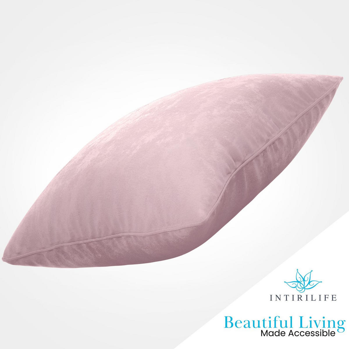 KISSENHÜLLEN-SET (2-tlg.) 40/40 cm (Rosa) - Rosa, Textil (40/40cm) - Intirilife