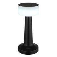 LED TISCHLEUCHTE Angelika Schwarz - Schwarz, Kunststoff (9.5/9.5/21.5cm) - Globo Lighting