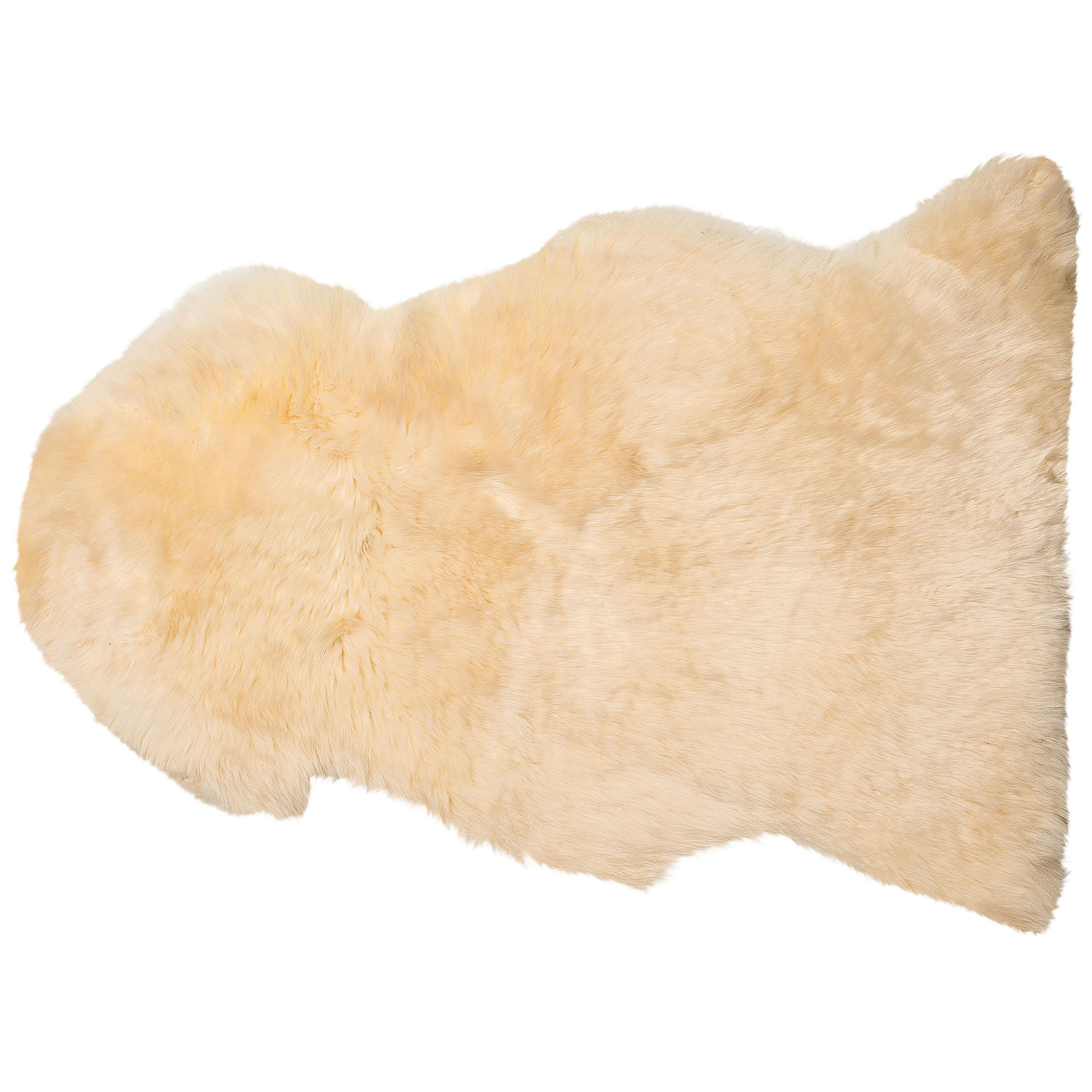 SCHAFFELL Uluru 100/110/65 cm - Beige, Fell (65/100cm) - Beliani