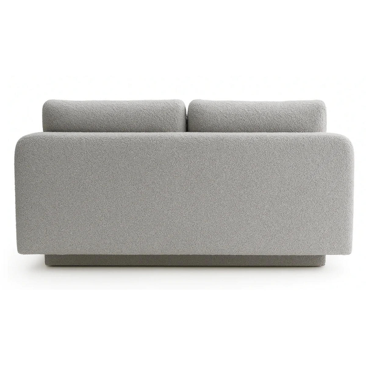 SCHLAFSOFA MAJA, Sofa mit Schlaffunktion und Bettkasten, Farbe: Hellgrau, Bouclé-Stoff - Hellgrau, Textil (209/96/96cm) - Sepro Meble