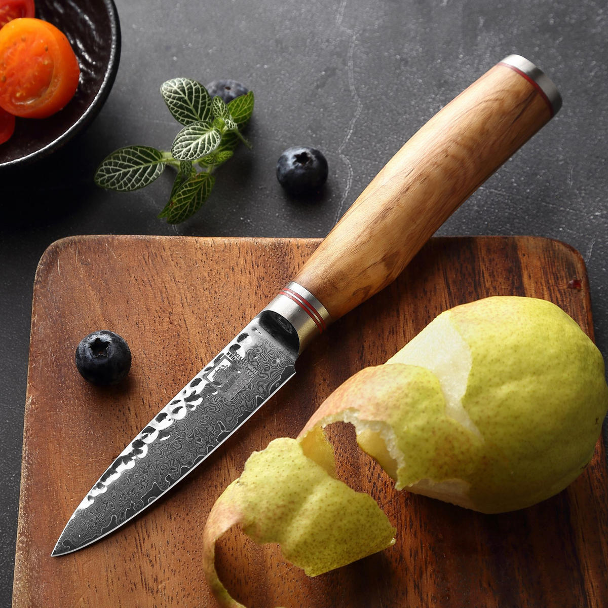 OFFICEMESSER 9 cm - Braun, Holz/Metall (21cm) - Zayiko