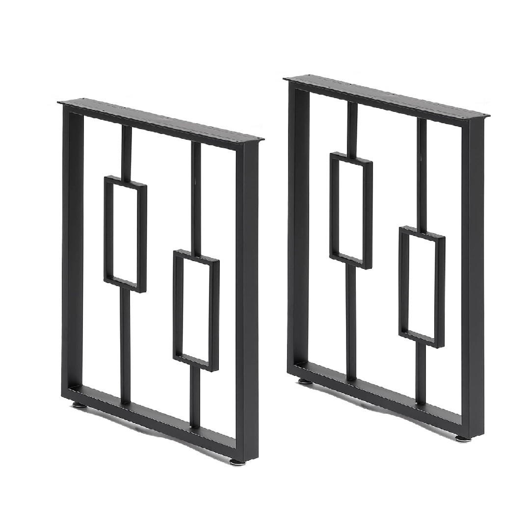 Tischgestell Metall OS ma83 - Schwarz, Metall (55/72/5cm) - moebel17