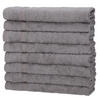 GÄSTETÜCHER 30x50 cm 450g/m2 im 8er Set, Gästetuch Grau - Grau, Textil (35/50cm) - Carpe Sonno