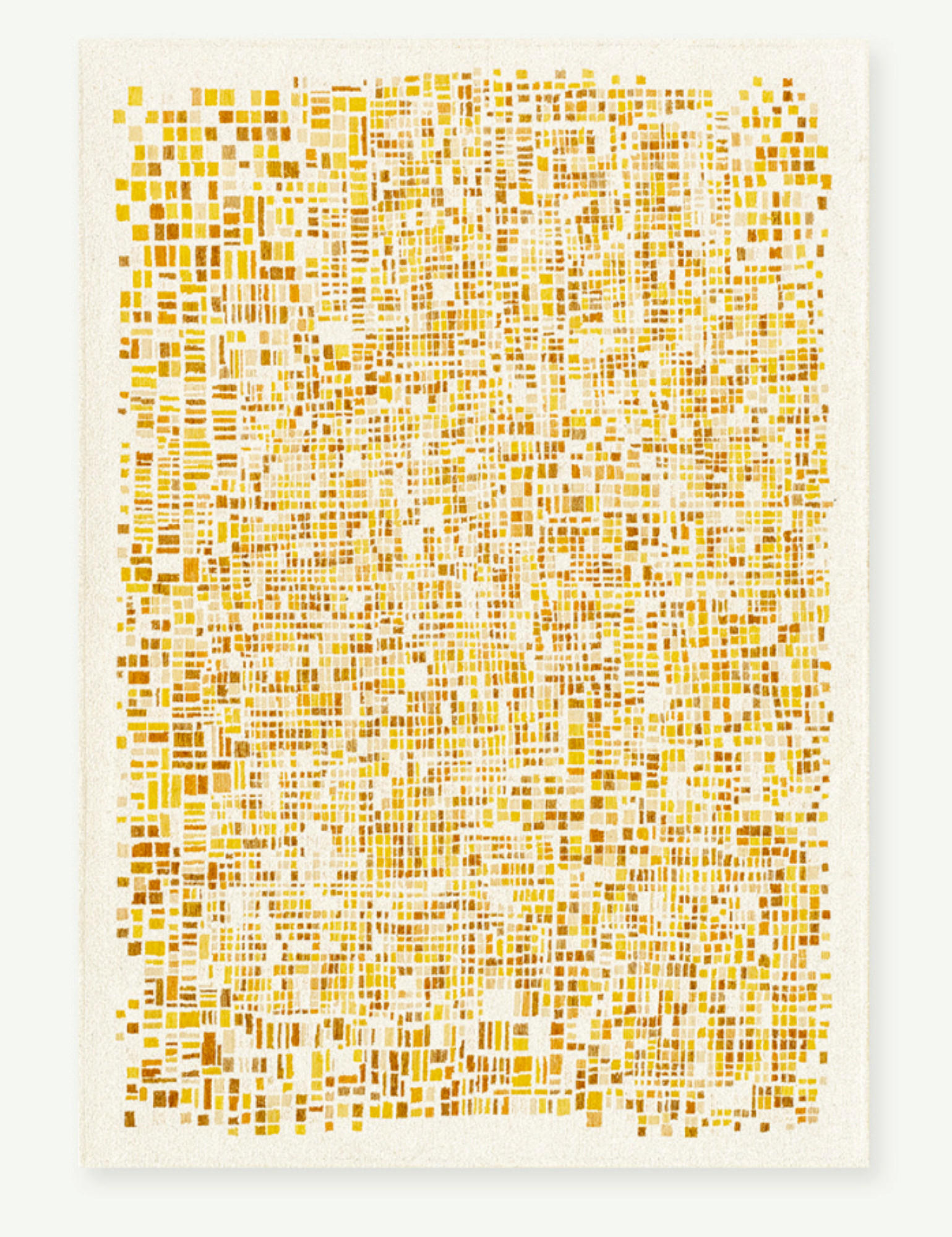 TEPPICH modern Flachgewebe BOXY Gelb 240 x 340 cm - Gelb, Textil (240/340cm) - Novatrend