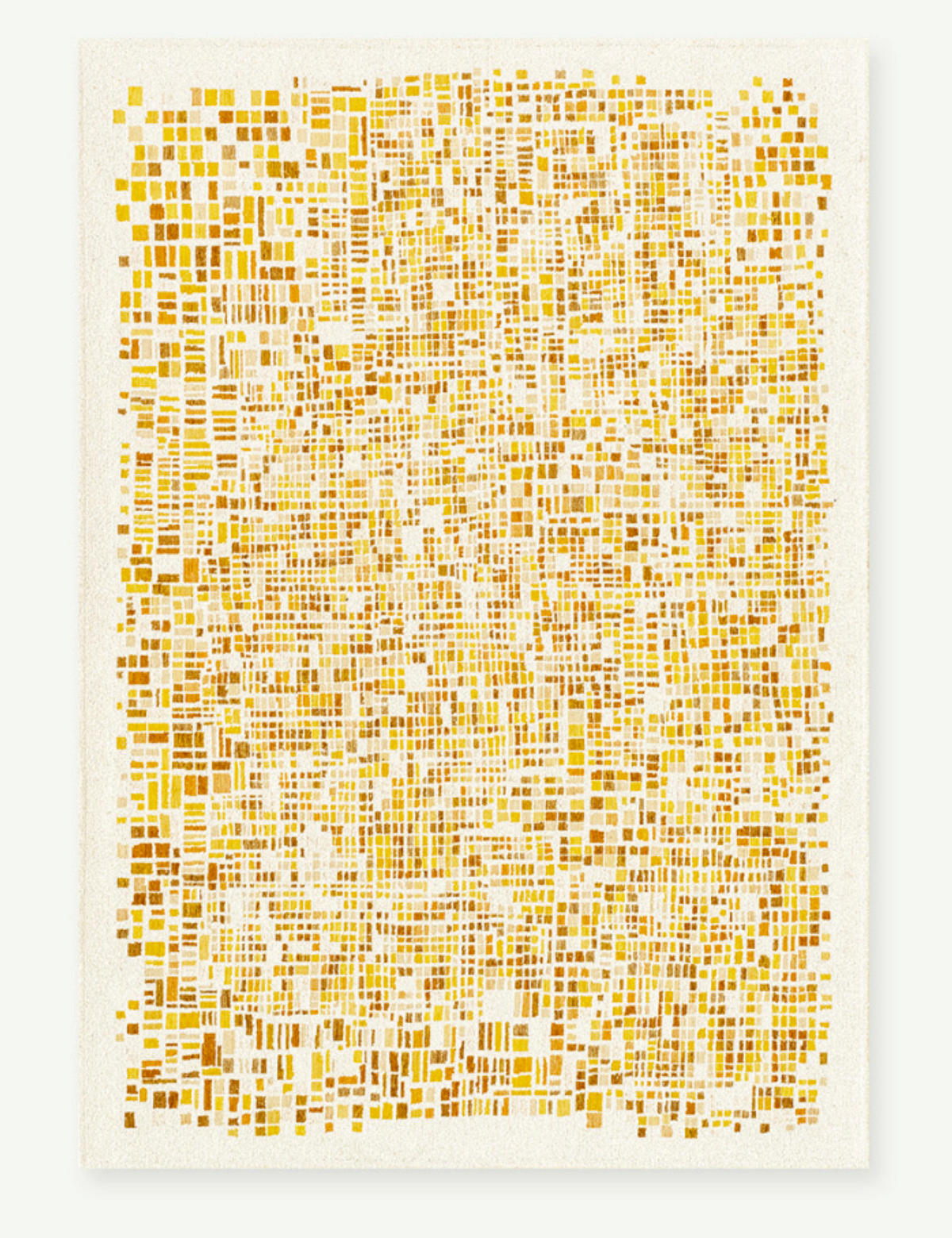 TEPPICH modern Flachgewebe BOXY Gelb 240 x 340 cm - Gelb, Textil (240/340cm) - Novatrend