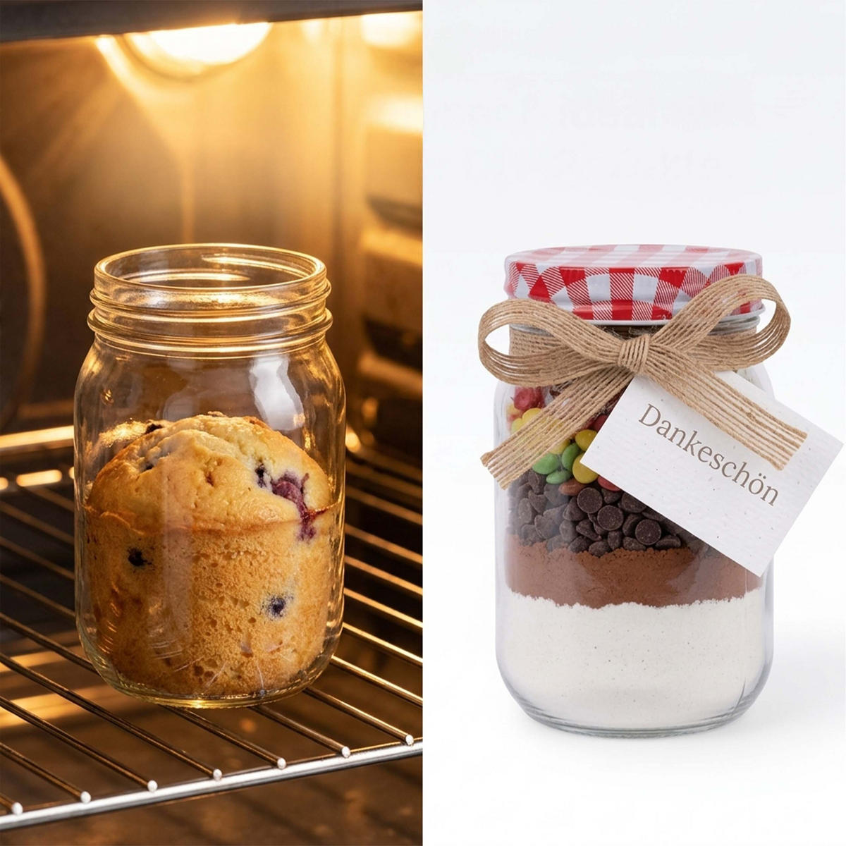 SET zavařovacích sklenic - průhledná, kov/sklo (0.4L) - Relaxdays