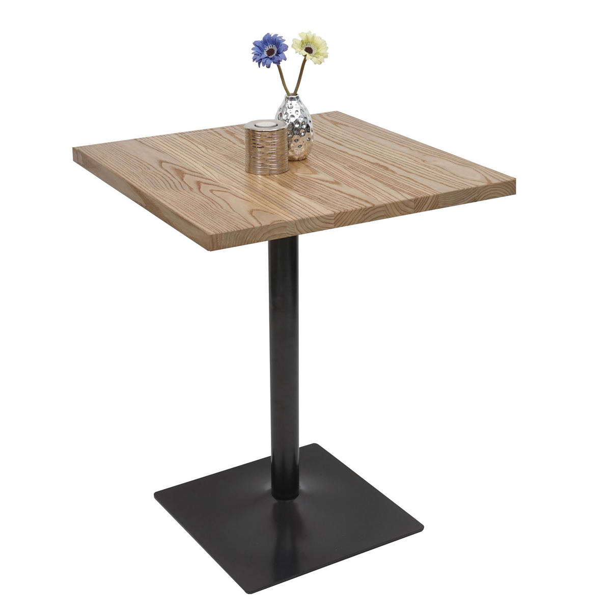 BISTROTISCH eckig Braun - Braun, Holz (60/60/76cm) - MCW