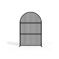 ZAUN & Palisaden - 117 cm x 50 cm - Metall - Schwarz TARRION - Schwarz, Metall (117/188cm) - Vente-Unique