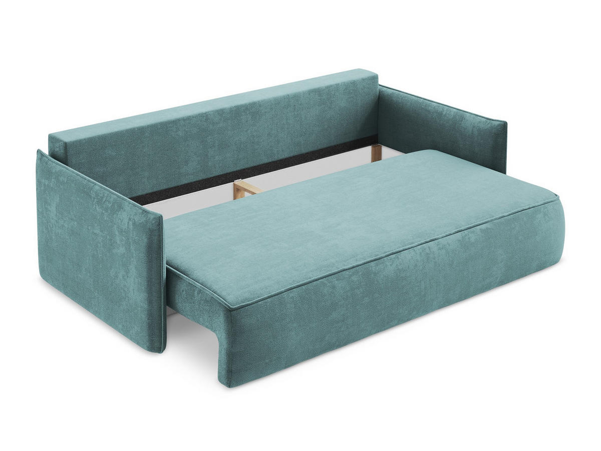 POUF Kunstleder Grün - Schwarz/Grün, Holzwerkstoff/Kunststoff (75/41/90cm) - Makamii