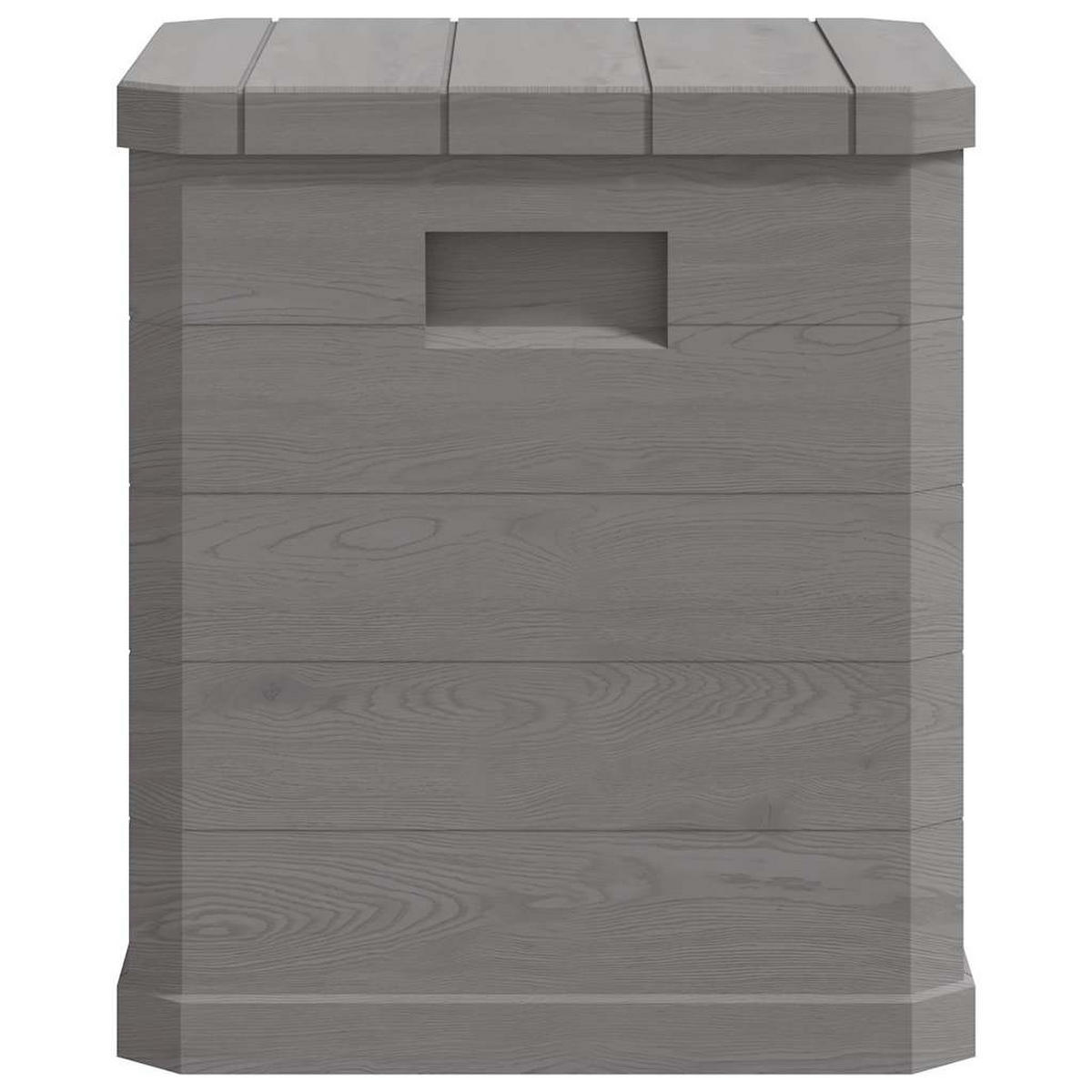 GARTEN-AUFBEWAHRUNGSBOX 90 L Braun - Braun, Kunststoff (42.5/50/44cm) - vidaXL